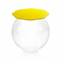 Yellow Storage Side Table With A Modern Design Biffy, Made In Italy
