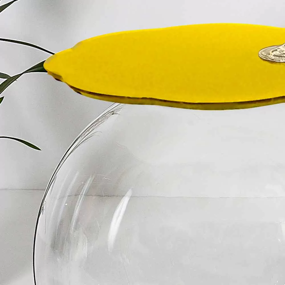 Yellow Storage Side Table With A Modern Design Biffy, Made In Italy - Image 2