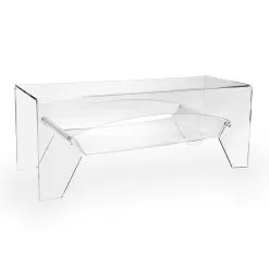 Coffee Table In Transparent Plexiglass Or With Smoked Tray - Parini
