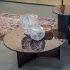 Round Glass Coffee Table For Living Room Design 3 Sizes - Imolao