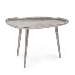 Coffee Table Plated And Antique Aluminum Design Homemotion - Smemo