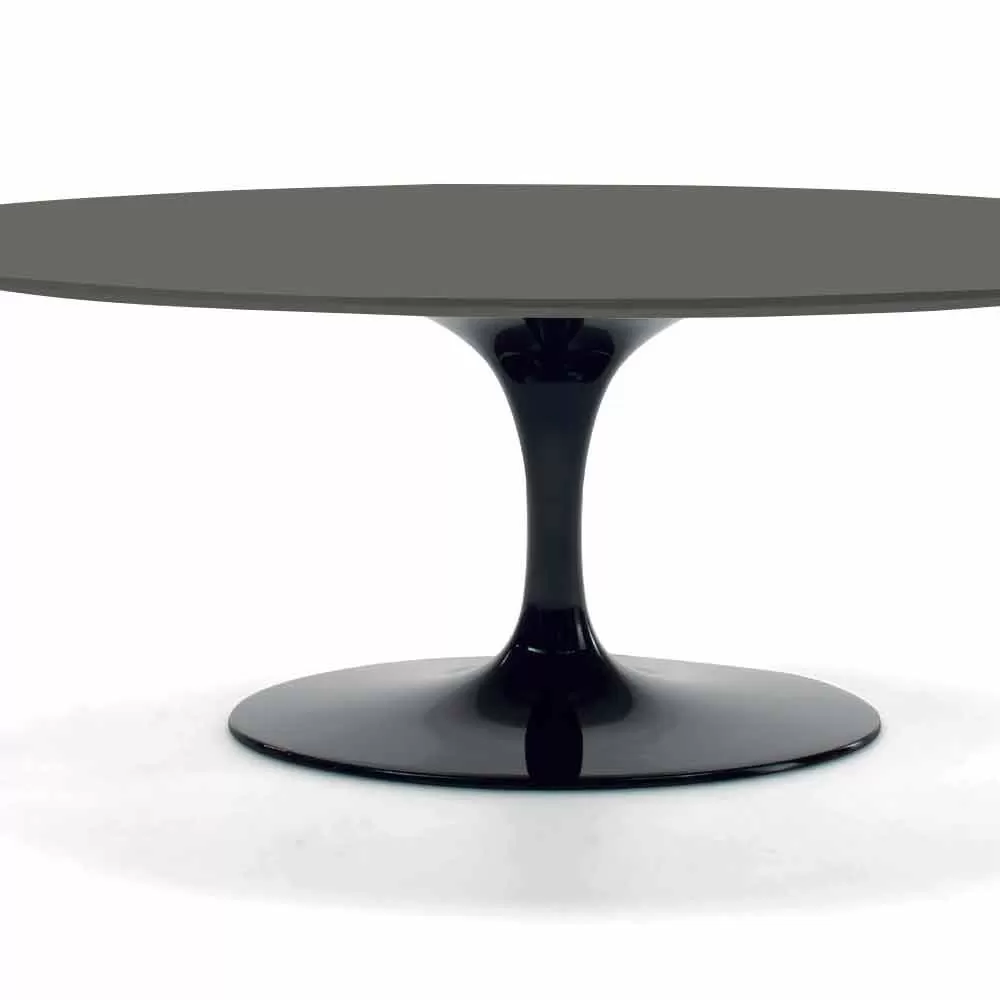 Luxury Coffee Table With Oval Top In Fenix Made In Italy - Dollars - Image 2