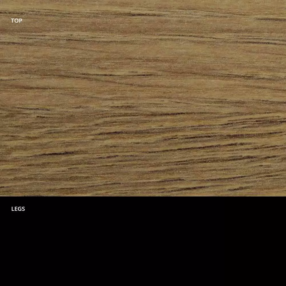 Coffee Table With Oval Top In HPL Laminate Made In Italy - Dollars - Image 4