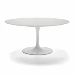 Coffee Table With Round Top In Precious Made In Italy Laminate - Dollars