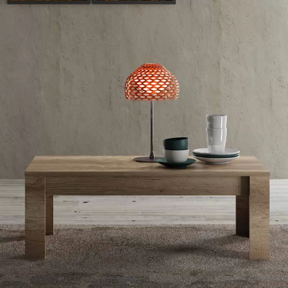 Design Coffee Table In Oak Or White Melamine Made In Italy - Terno - Image 3