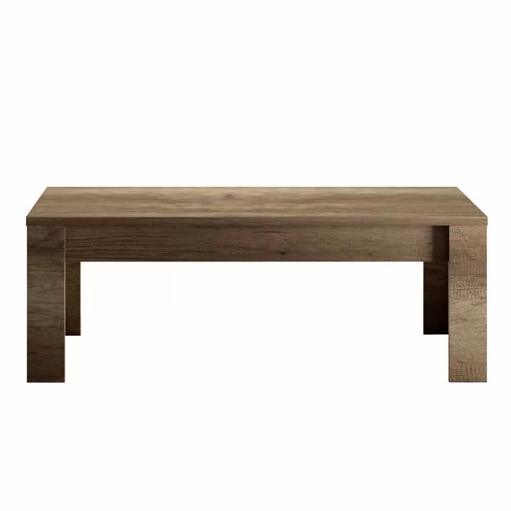 Design Coffee Table In Oak Or White Melamine Made In Italy - Terno