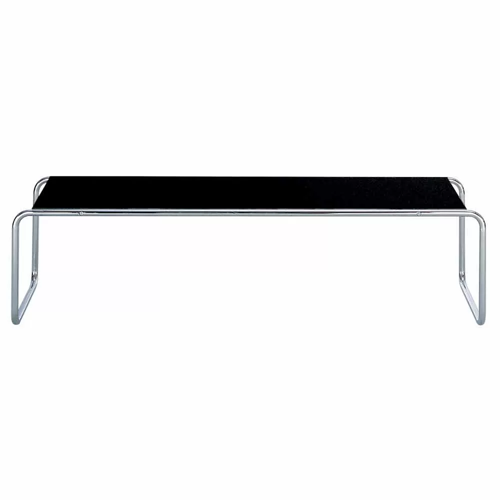 Coffee Table In Chromed Steel With Laminated Top Made In Italy - Ariete - Image 3