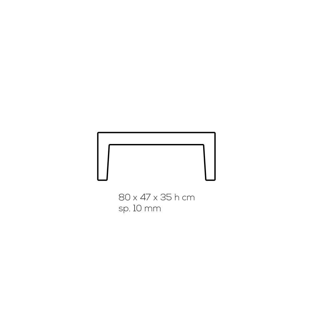 Minimal Transparent Acrylic Crystal Coffee Table - Rover - Image 4