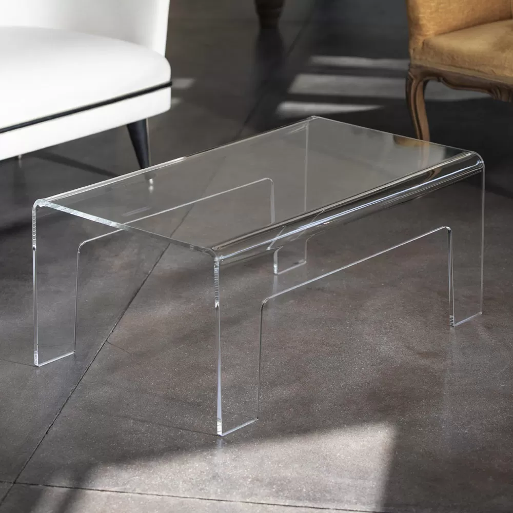 Minimal Transparent Acrylic Crystal Coffee Table - Rover