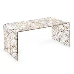 Transparent Plexiglass Coffee Table Made In Italy - Vichy