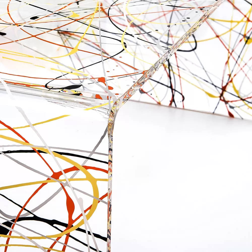 Transparent Plexiglass Coffee Table Made In Italy - Vichy - Image 4