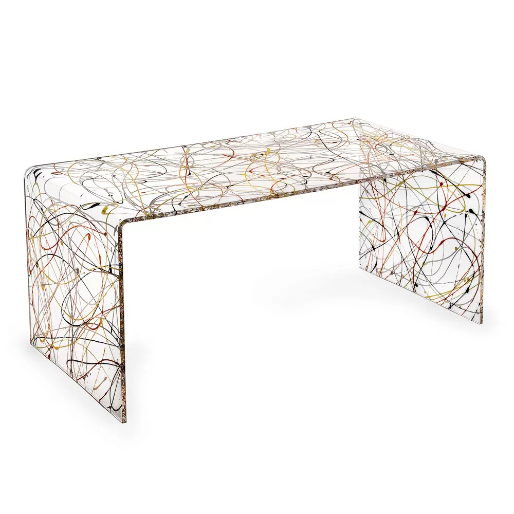 Transparent Plexiglass Coffee Table Made In Italy - Vichy