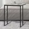 Square Coffee Table In Ceramic Glass With Metal Base - Anselmo