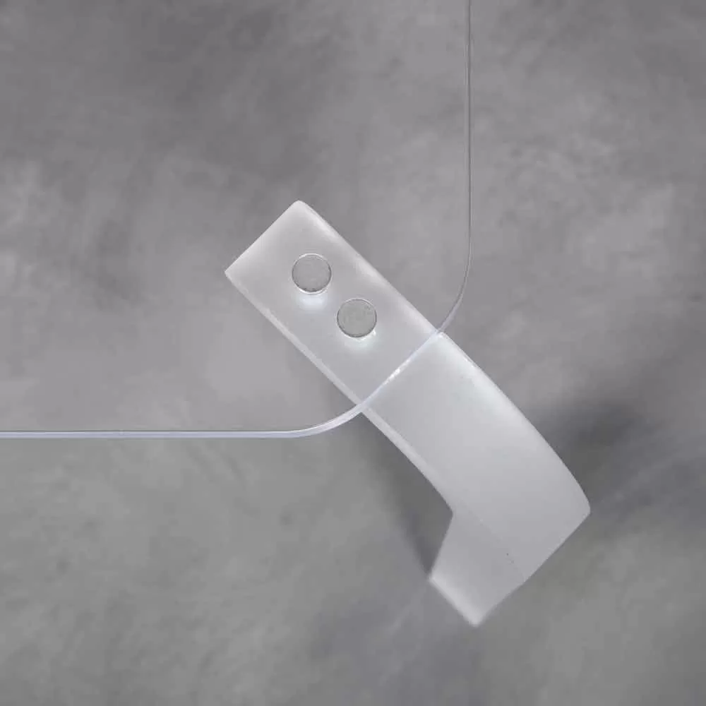 Modern Square Coffee Table Zury, Made Of Methacrylate, Height 42 Cm - Image 3