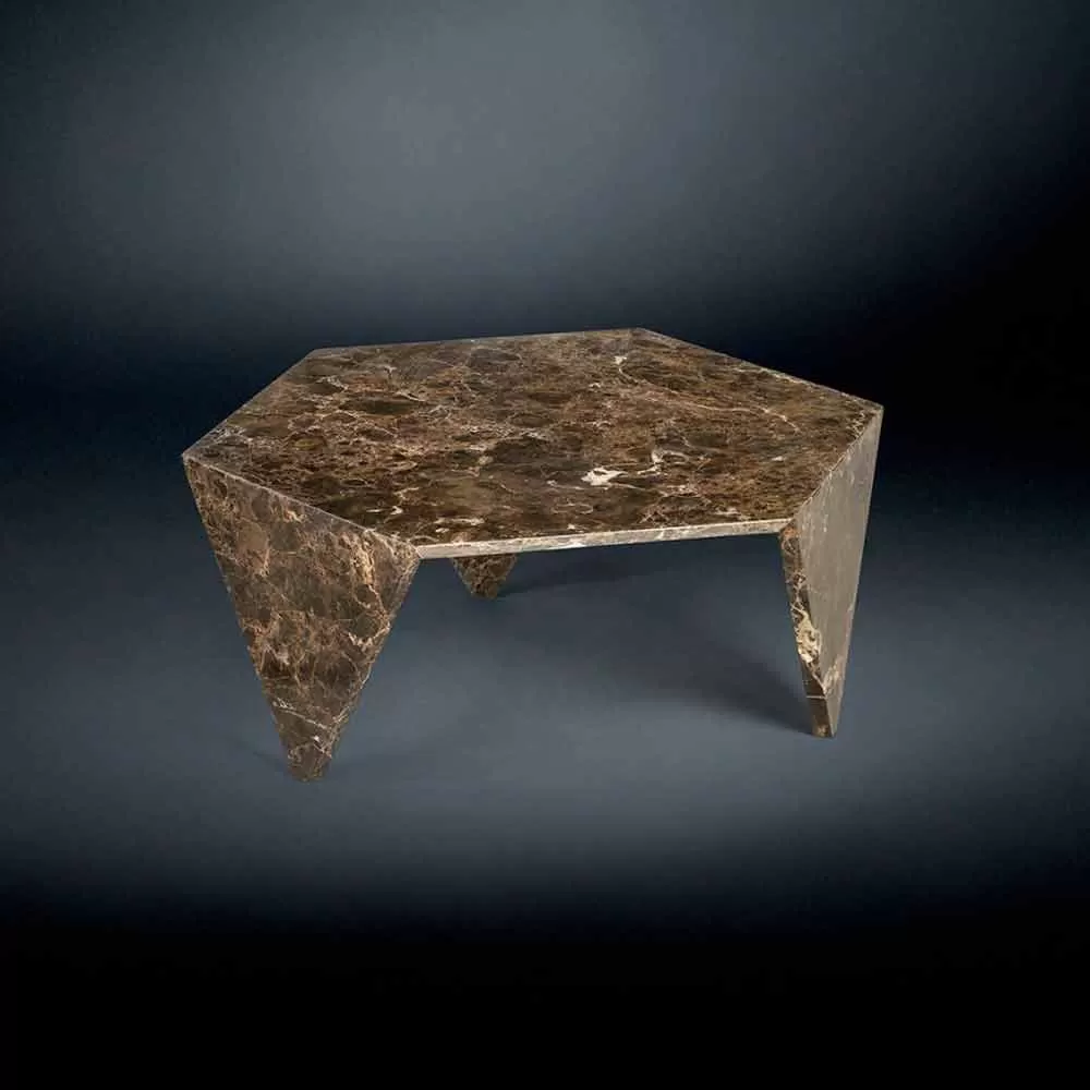 Marble Coffee Table Ruche, Modern Design - Image 3