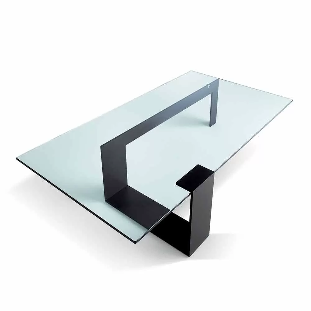 Modern Design Extralight Glass Coffee Table Made In Italy - Scoby