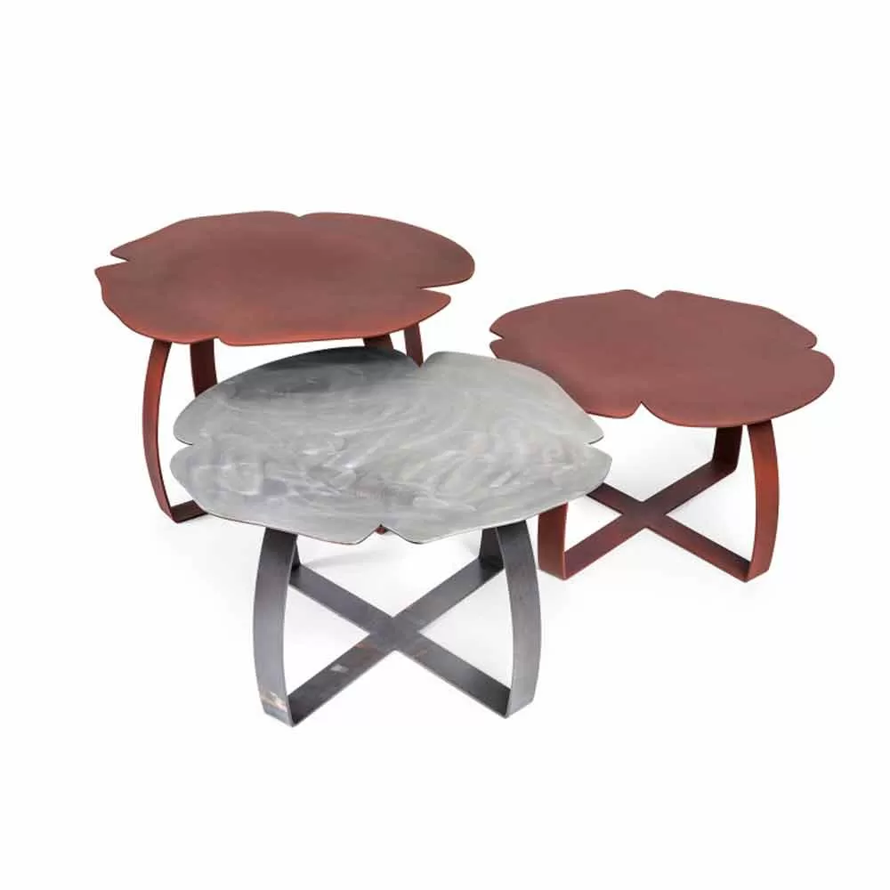 Flower-shaped Laser Cut Coffee Table Andy, Modern Design - Image 12
