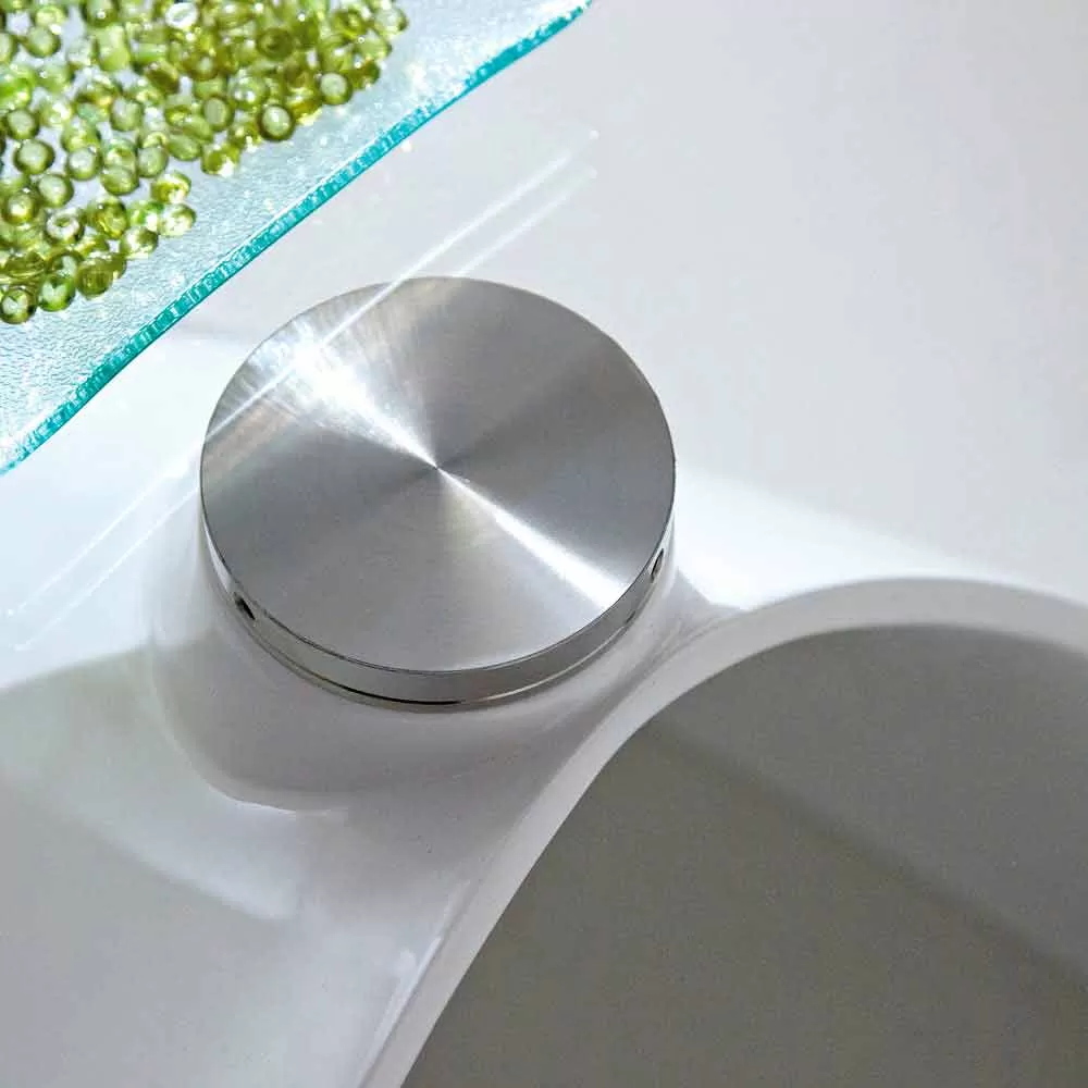 Coffee Table With Glass Top With Made In Italy Screen Printing - Campari - Image 10