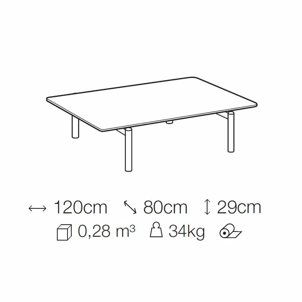 Metal Coffee Table With Marble Top, Precious Made In Italy - Ginseng - Image 6