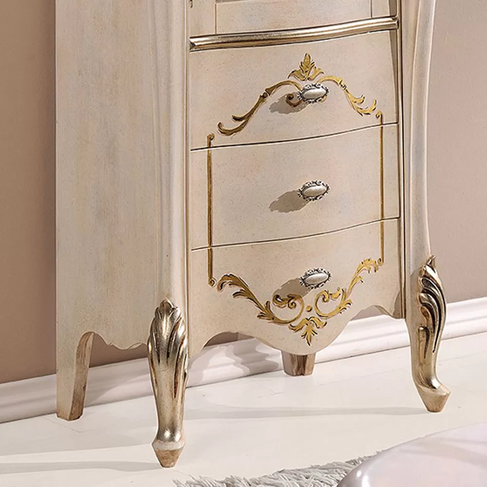 Living Room Showcase With 1 Glass Door And 3 Drawers Made In Italy - London - Image 6